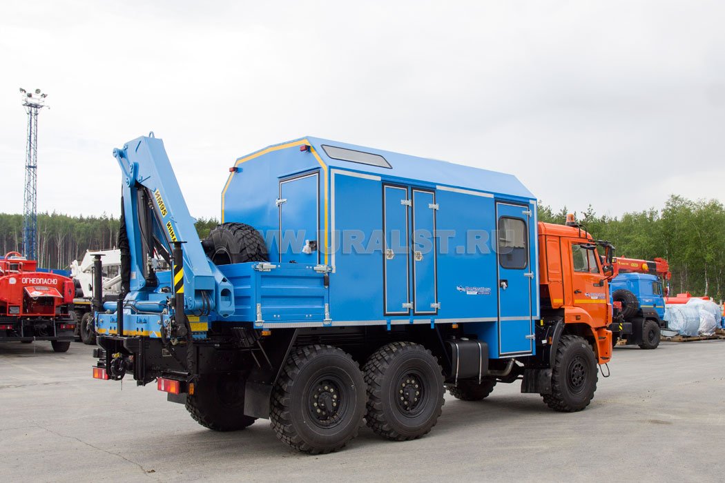 Камаз МРМ УСТ-5453 43118-46 с краном манипулятором ИМ-95