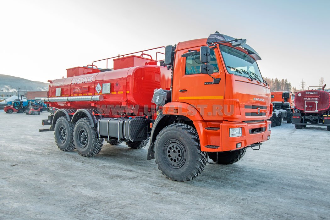 Автотопливозаправщик АТЗ-12-2Б УСТ 5453 Камаз 43118-50 нерж