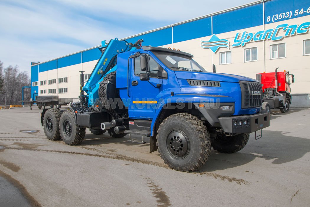Седельный тягач с КМУ ИМ-180 УСТ 5453РU Урал NEXT 4320-6952-74Е5 