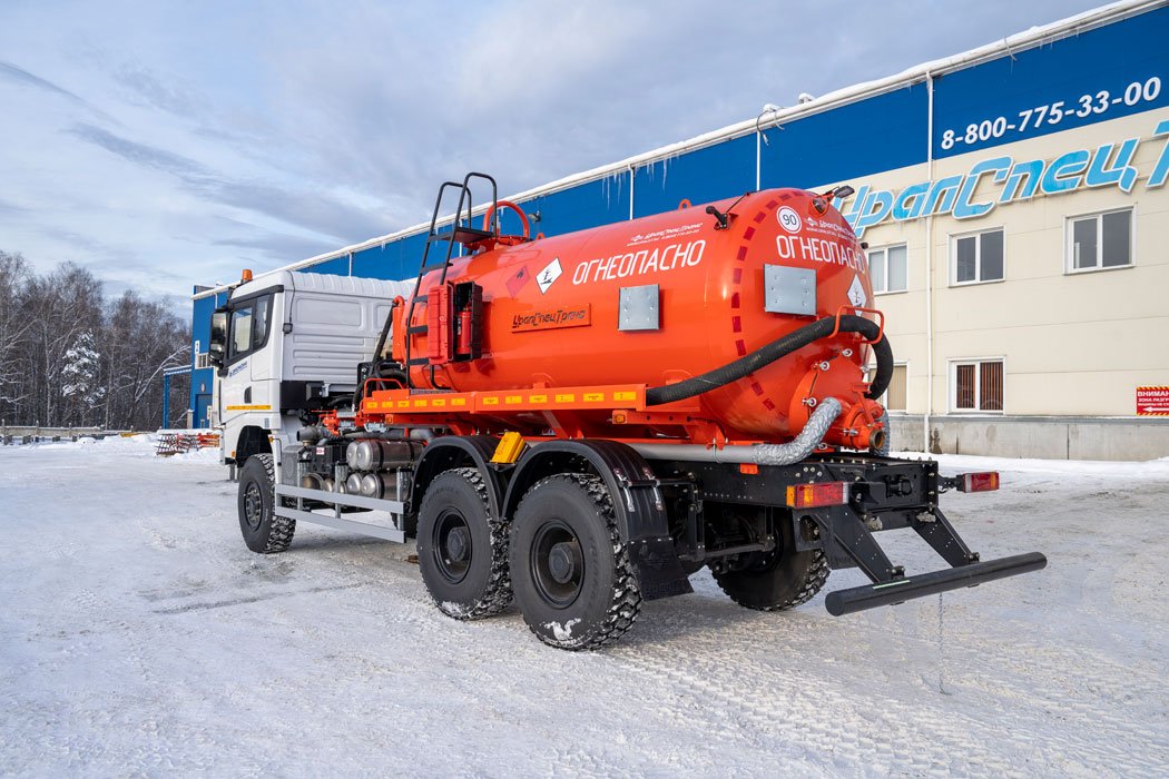 АКН-10 КО-505 УСТ 5453 SHACMAN SX32586V385 6х6, шины 14R20, КБ 4575 мм, ревизионный люк