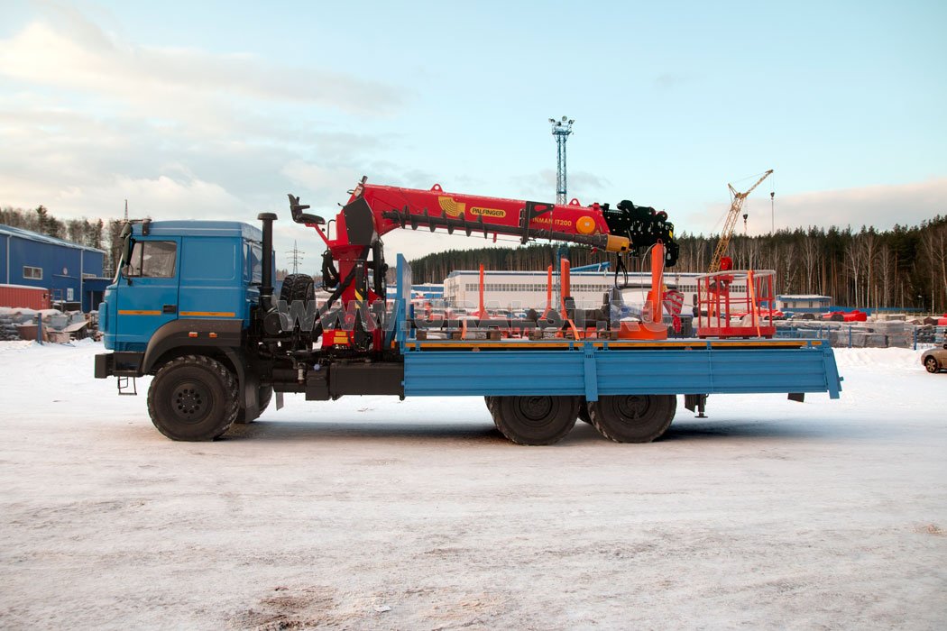 Бортовой с КМУ ИТ-200 (тросовый) Урал 4320-4972-82Е5