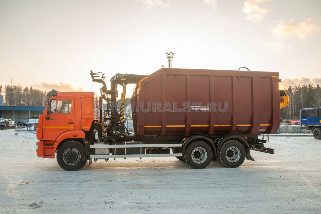 Автомобиль самосвал с КМУ VM10L74М (ломовоз) УСТ 5453 КАМАЗ 65115-50