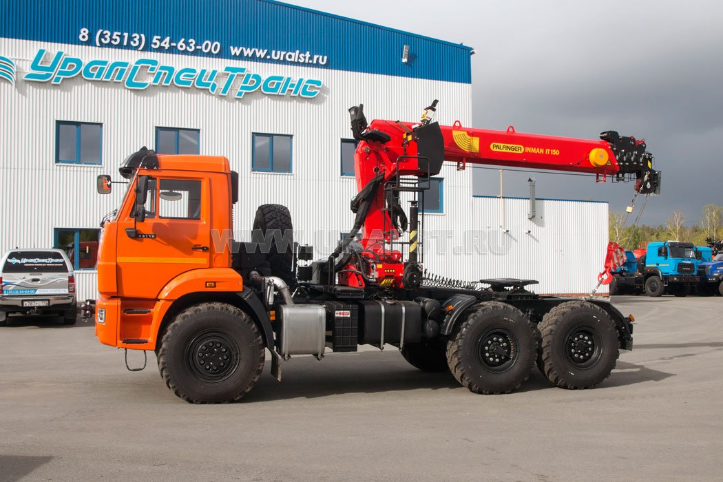 Тягач Камаз 43118 с КМУ ИТ-150