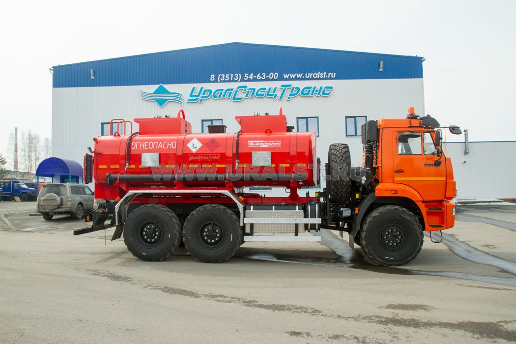 Автотопливозаправщик АТЗ-11-2 УСТ 5453 Камаз 43118-50, задний УВТ