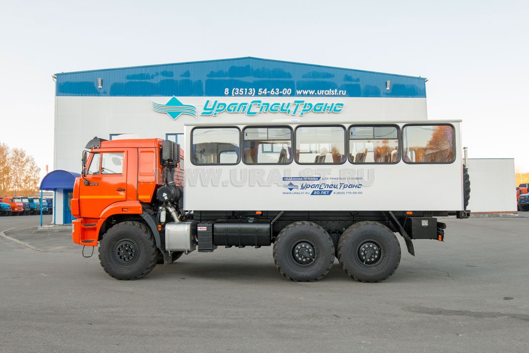 Автобус вахтовый 22 комфорт УСТ 54535 Камаз 43118-50 сп.м
