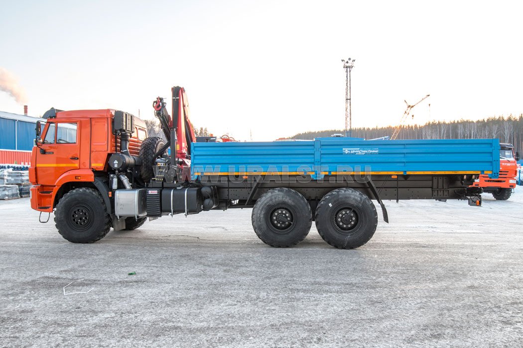 Автомобиль бортовой с КМУ Palfinger PK-12000 УСТ 54531J-03 Камаз 43118-50, сп.м