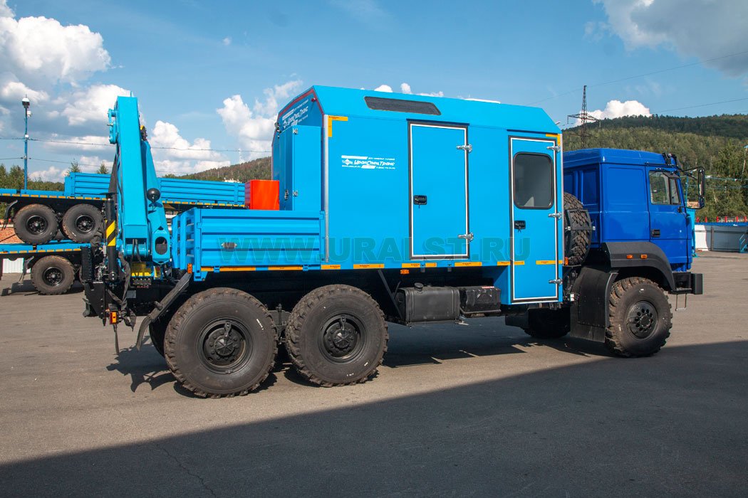 Автофургон АРОК с КМУ ИМ-95 УСТ 5453 Урал 4320-80Е5