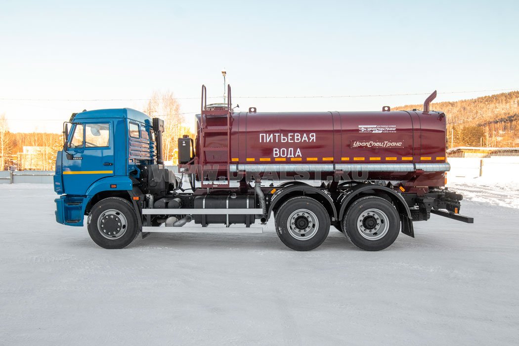 Автоцистерна АЦПТ-10НО УСТ 5453 Камаз 65115-48 (А5) насос, обогрев