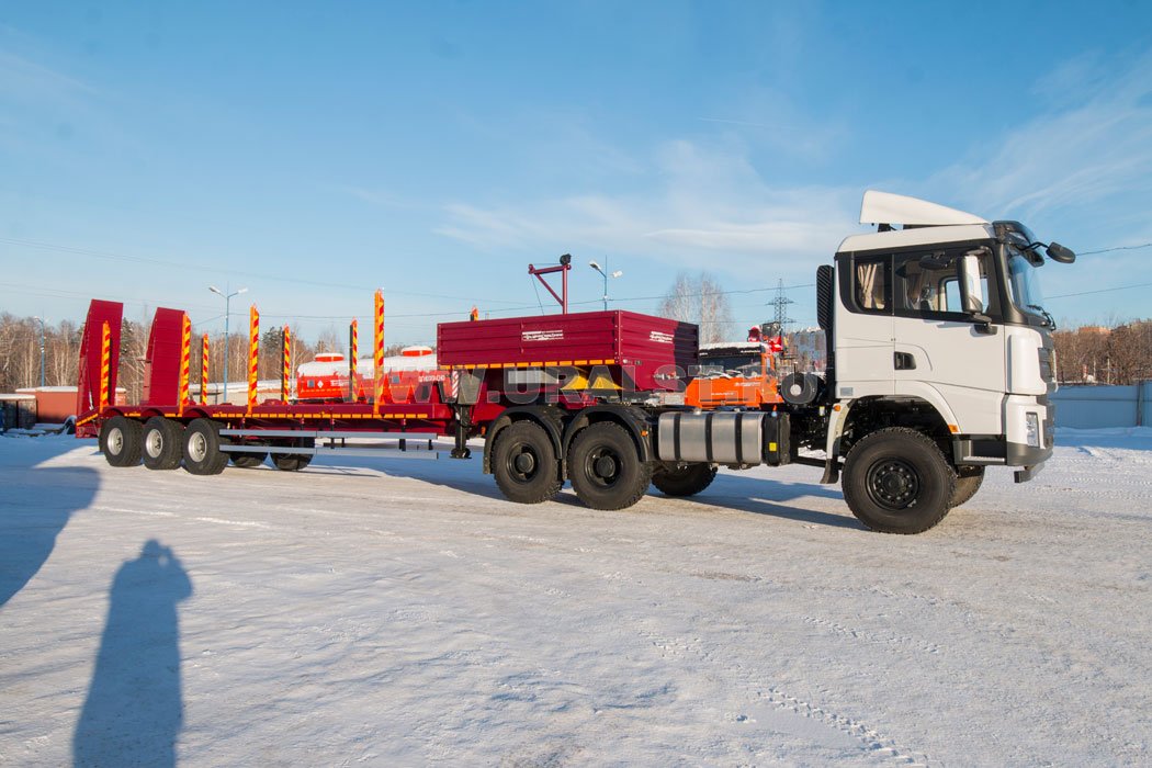 Седельный тягач SHACMAN (ШАКМАН) SX42586V385 + ППТ 45-31-11КУ BPW
