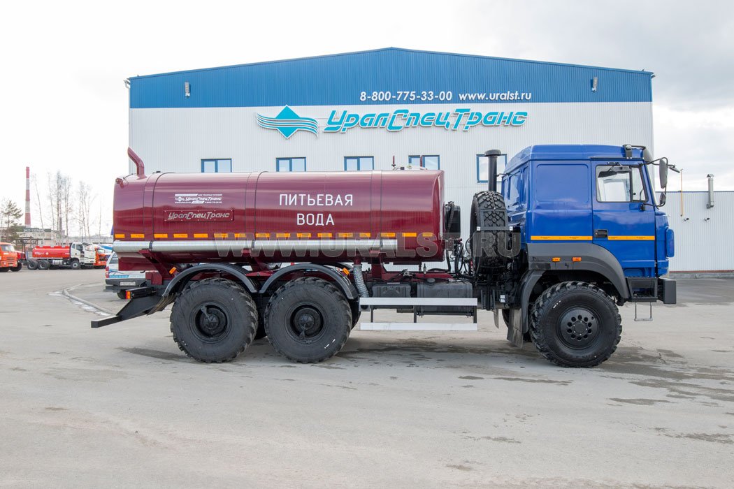 Автоцистерна АЦПТ-10НО УСТ 5453 Урал 5557-4551-82 насос, обогрев, сп. м.