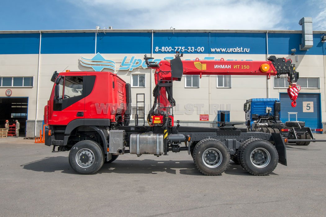 Седельный тягач IVECO-AMT с КМУ ИТ-150