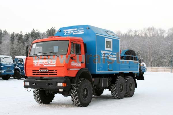 Автофургон Камаз с КМУ