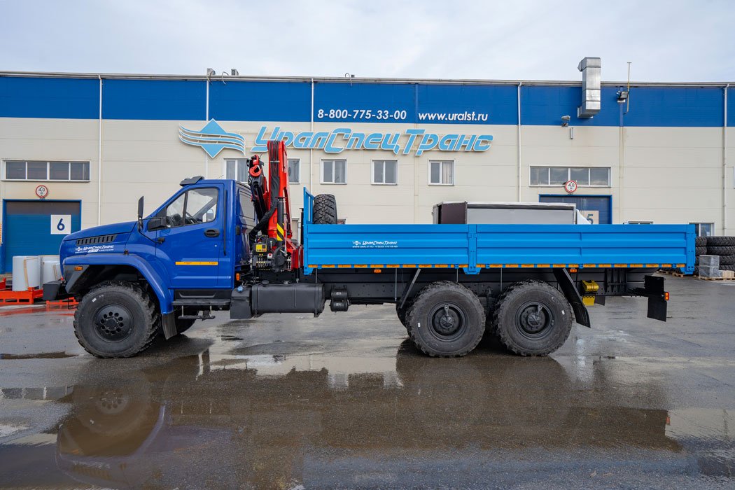 Бортовой автомобиль с КМУ ИМ-150N УСТ 5453 Урал NEXT 4320-6952-72Е5И06М33