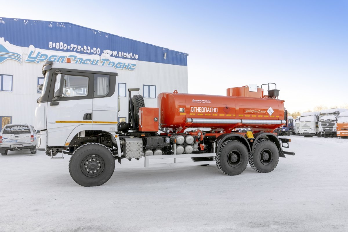 АТЗ-11Б УВТ-25, УСТ 5453 SHACMAN (ШАКМАН) SX32586V385 6х6, 14R20, КБ 4575мм.