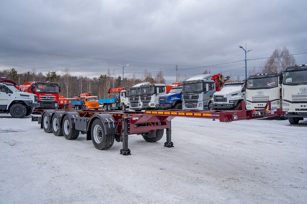 Полуприцеп контейнеровоз ППК 40Б-42ЛЛ-12 СЕВЕРЕСТ, ССУ 1100 мм