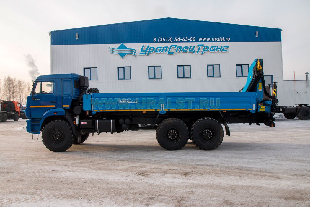 Бортовой автомобиль Камаз с КИМ-150N-04