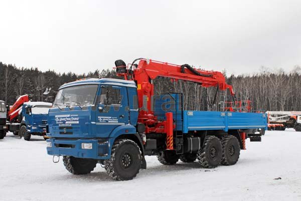Буровая установка камаз с КМУ Kanglim KS-2056