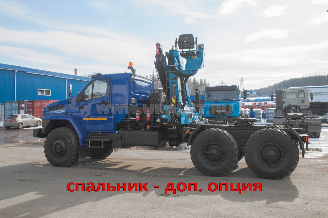 Седельный тягач с КМУ ИМ-180 УСТ 5453РU Урал NEXT 4320-6952-74Е5 