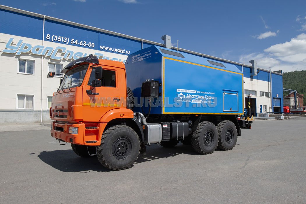 Маслостанция с КМУ ИМ-95 УСТ 54535В Камаз 43118-50
