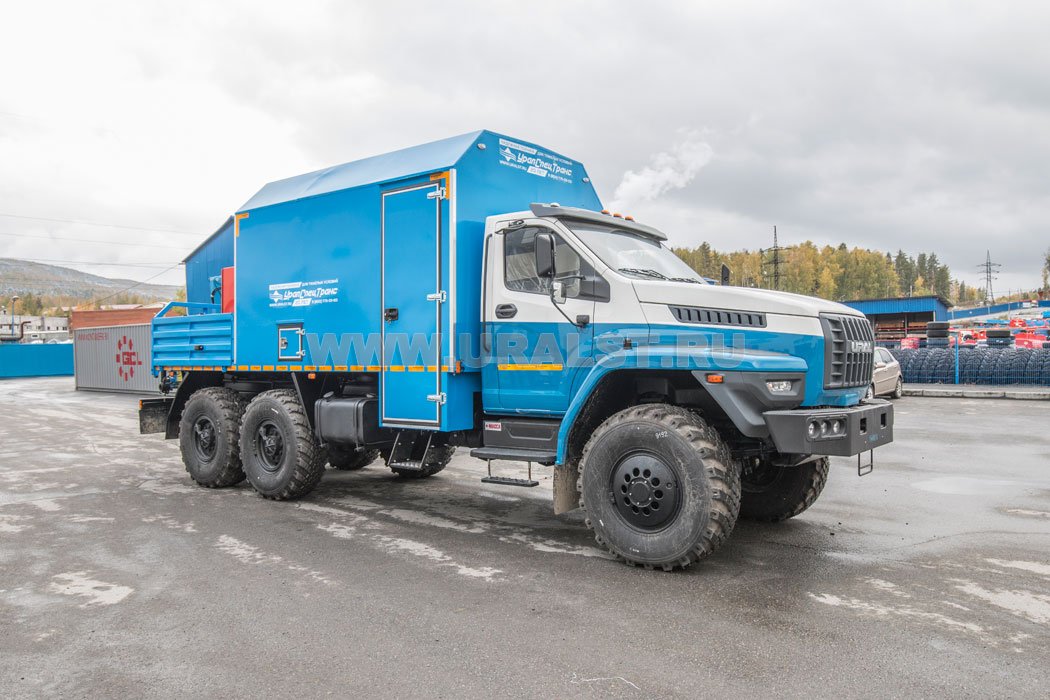Автофургон АРОК с КМУ ИМ-20 УСТ 5453 4320-72Е5Г38 NEXT 