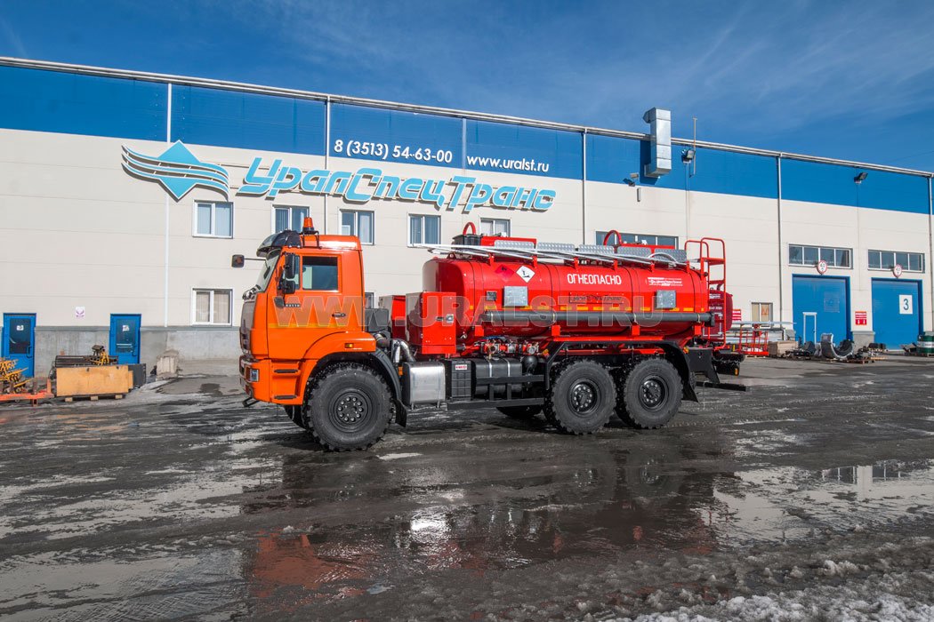 Автотопливозаправщик АТЗ-11-2 УСТ 5453 Камаз 43118-50 два УВТ-25 доработка под ДОПОГ