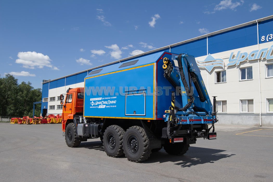 Маслостанция с КМУ ИМ-95 УСТ 54535В Камаз 43118-50