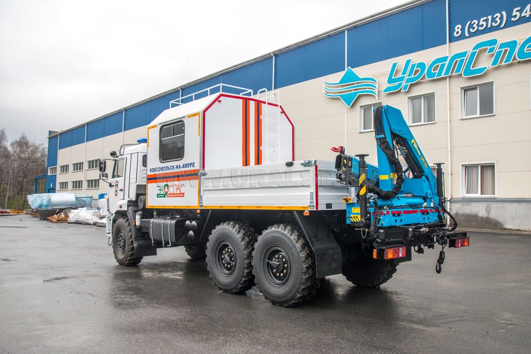 ГПА на шасси Камаз 43118-46 с КМУ ИМ-55