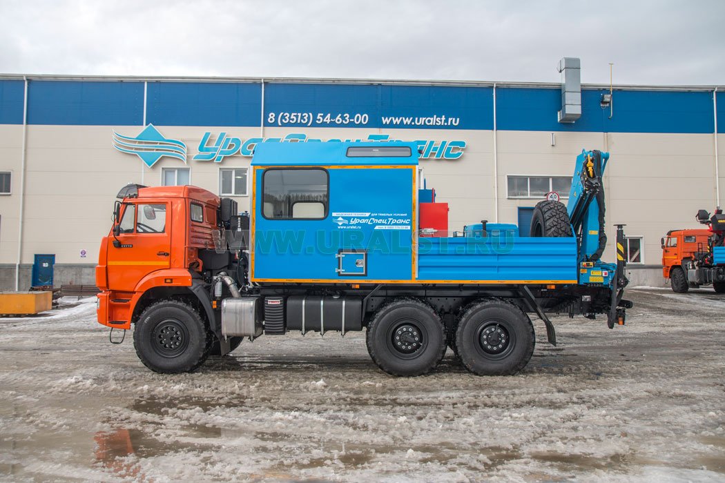 Автофургон АРОК с КМУ ИМ-95 УСТ 5453 Камаз 43118-50