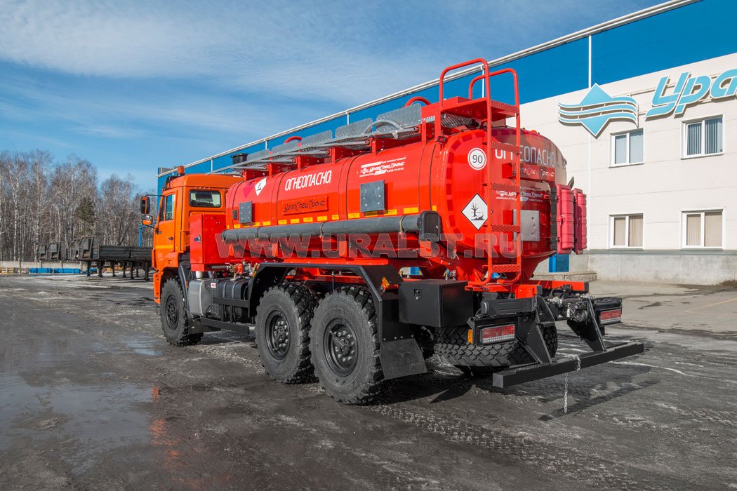 Автотопливозаправщик АТЗ-11-2 УСТ 5453 Камаз 43118-50 два УВТ-25 доработка под ДОПОГ