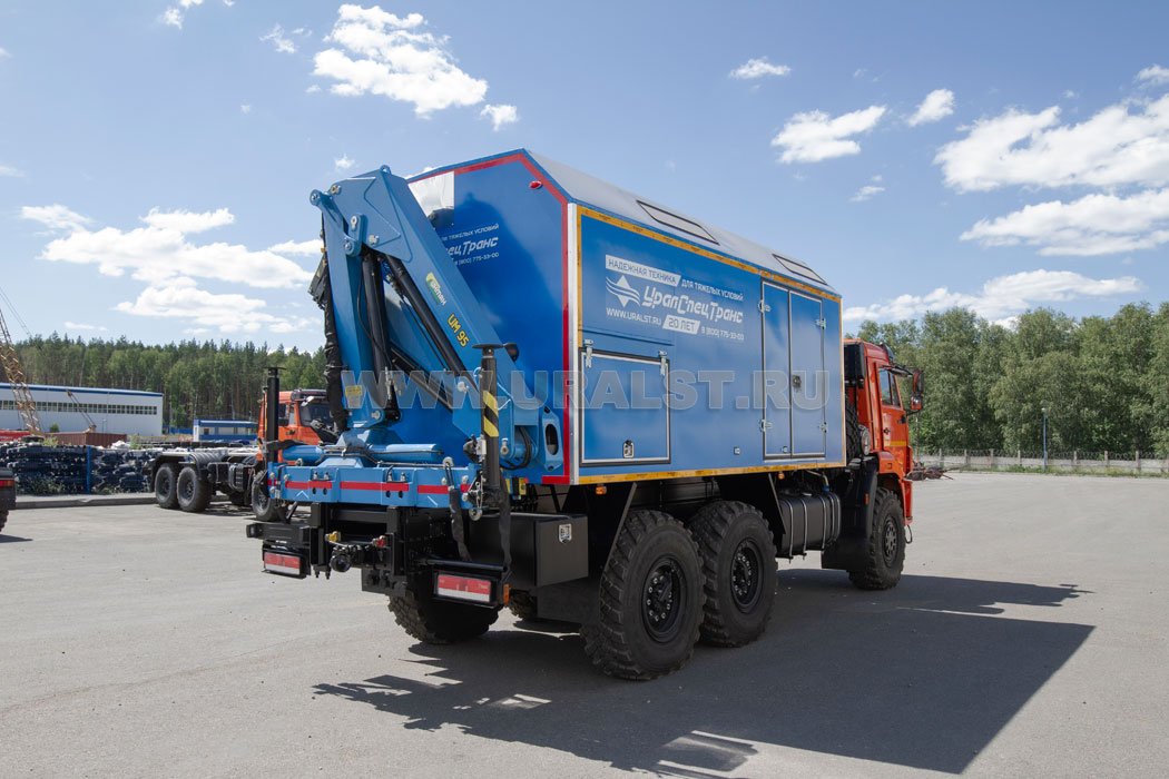 Маслостанция с КМУ ИМ-95 УСТ 54535В Камаз 43118-50