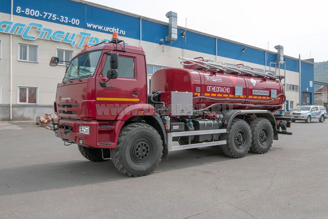 Автотопливозаправщик АТЗ-12-2Б УСТ 5453 Камаз 43118-50 доработка под ДОПОГ
