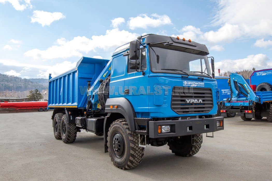 Самосвал 10-16 с КМУ ИМ-95 УСТ 5453 Урал 4320-4971-82