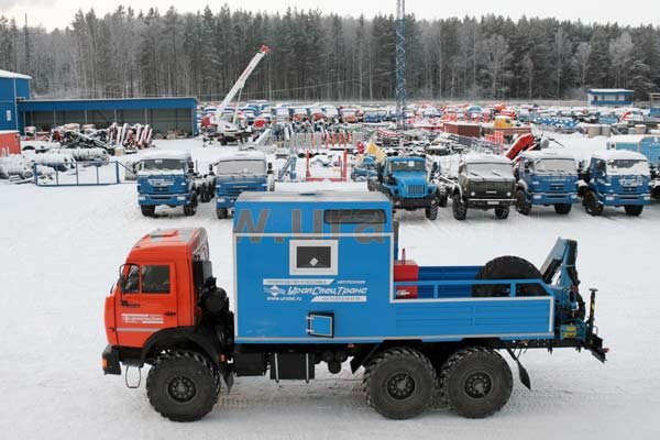 Автофургон Камаз с КМУ