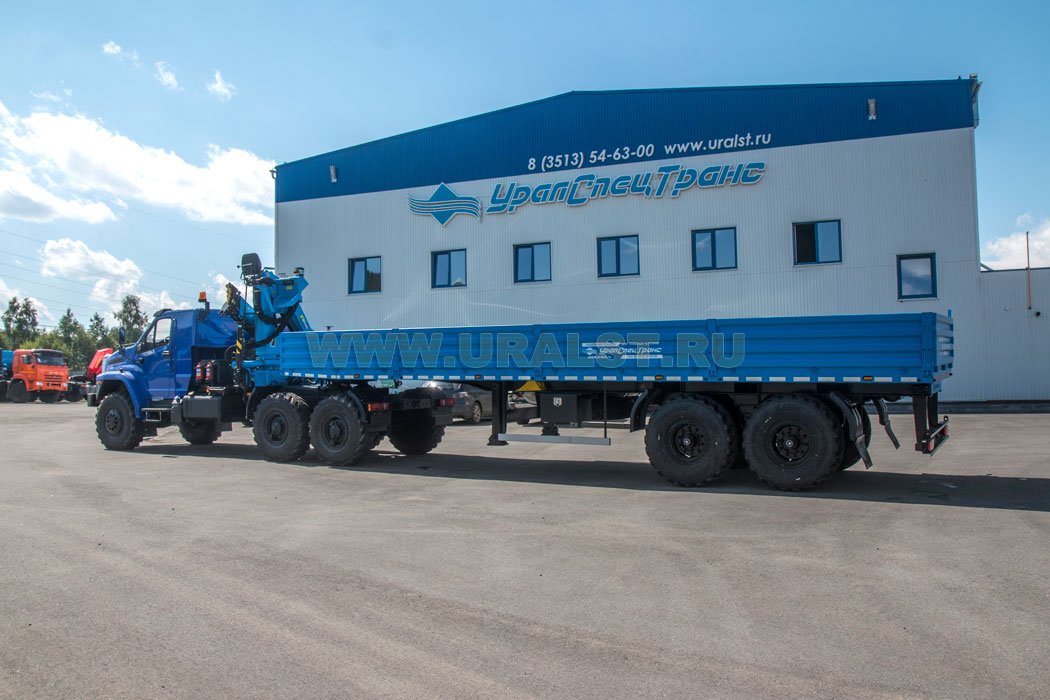 Тягач Урал NEXT с КМУ ИМ-150