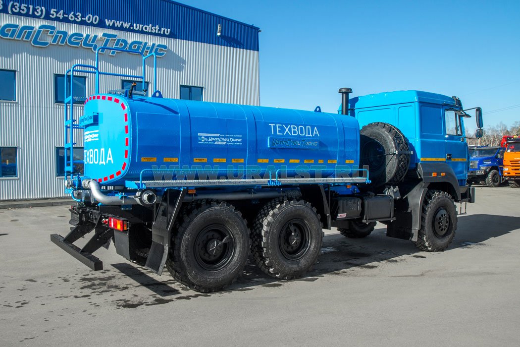 Автоцистерны для технической воды (АЦВ) АЦВ-10 УСТ 5453 Урал 5557-80Е5 сп.м.
