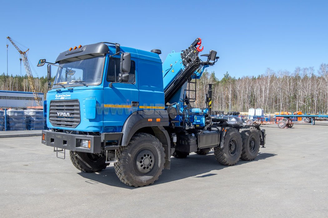 Седельный тягач с КМУ ИМ-180-05 УСТ 545354 Урал 44202-82Е5