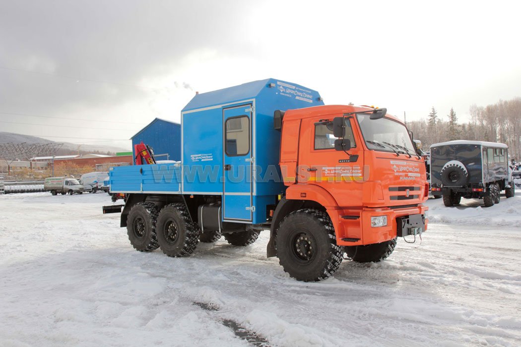 ТБМ УСТ-5453 с КМУ ИМ-20 на шасси Камаз 43118-46