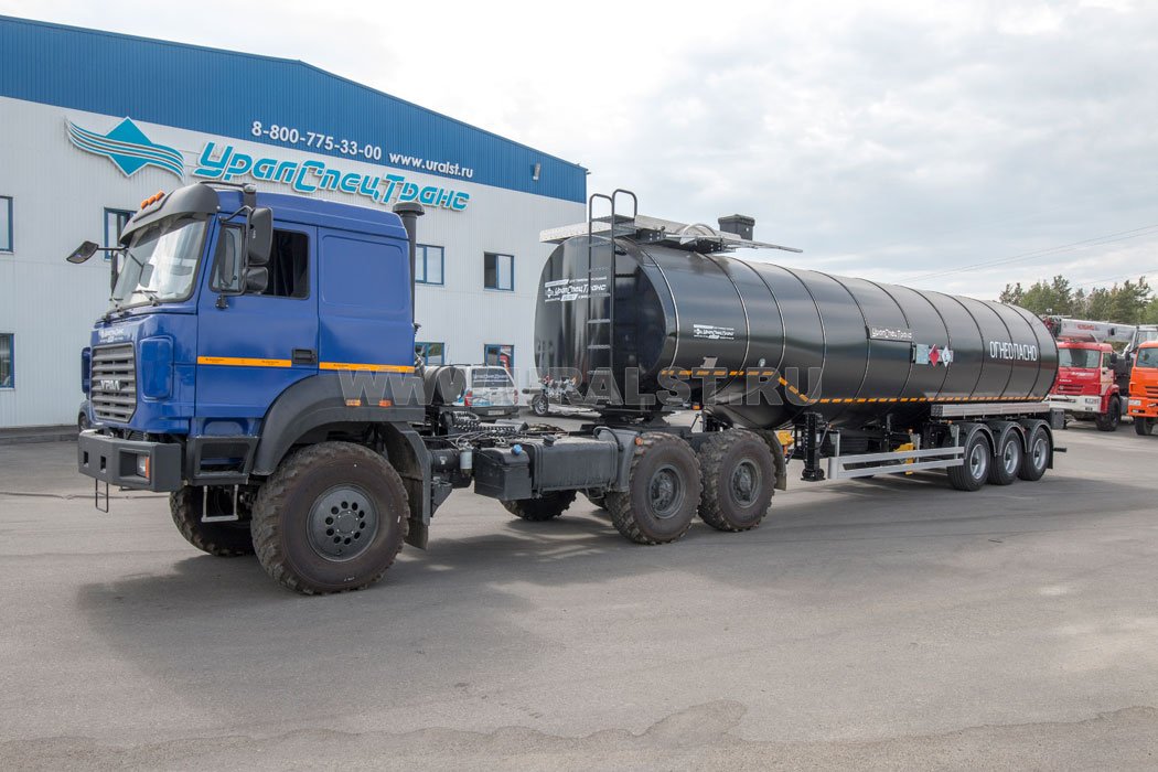 Полуприцеп цистерна ППЦН 38КТ-32Т УСТ + Седельный тягач Урал 44202
