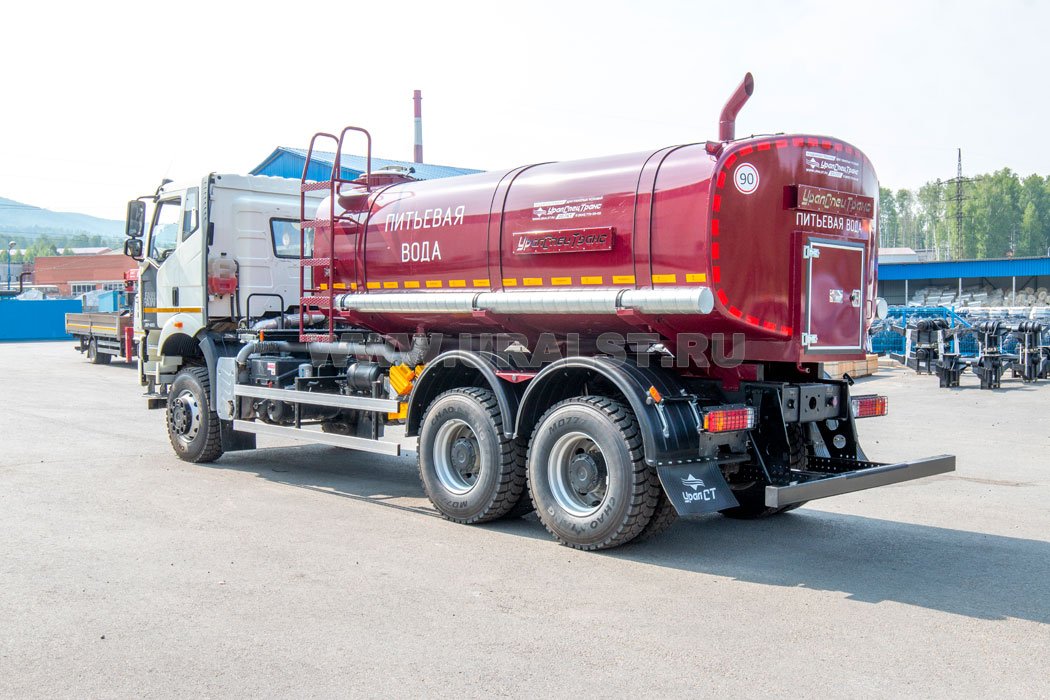 АЦПТ-10НО УСТ 5453 FAW 3250 (6х6) КБ 4800, насос, нерж/ЛКП