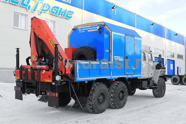 Автофургон с КМУ Palfinger PK-15500