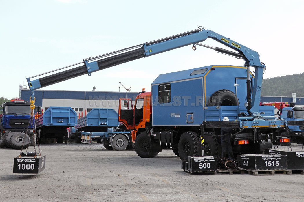 Камаз МРМ УСТ-5453 43118-46 с краном манипулятором ИМ-95
