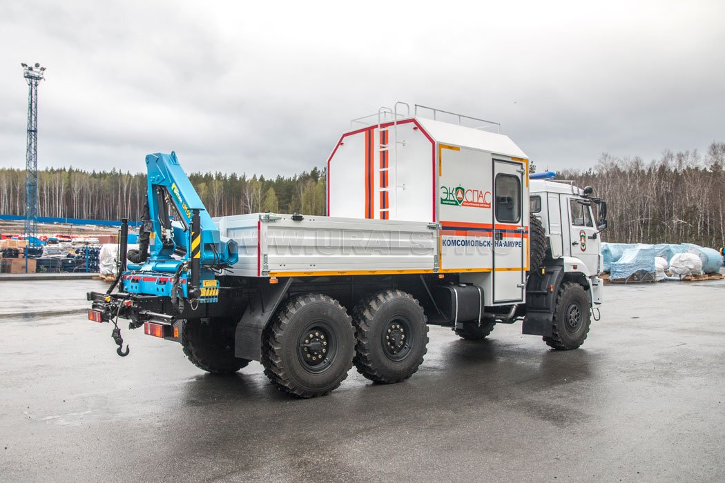 ГПА на шасси Камаз 43118-46 с КМУ ИМ-55