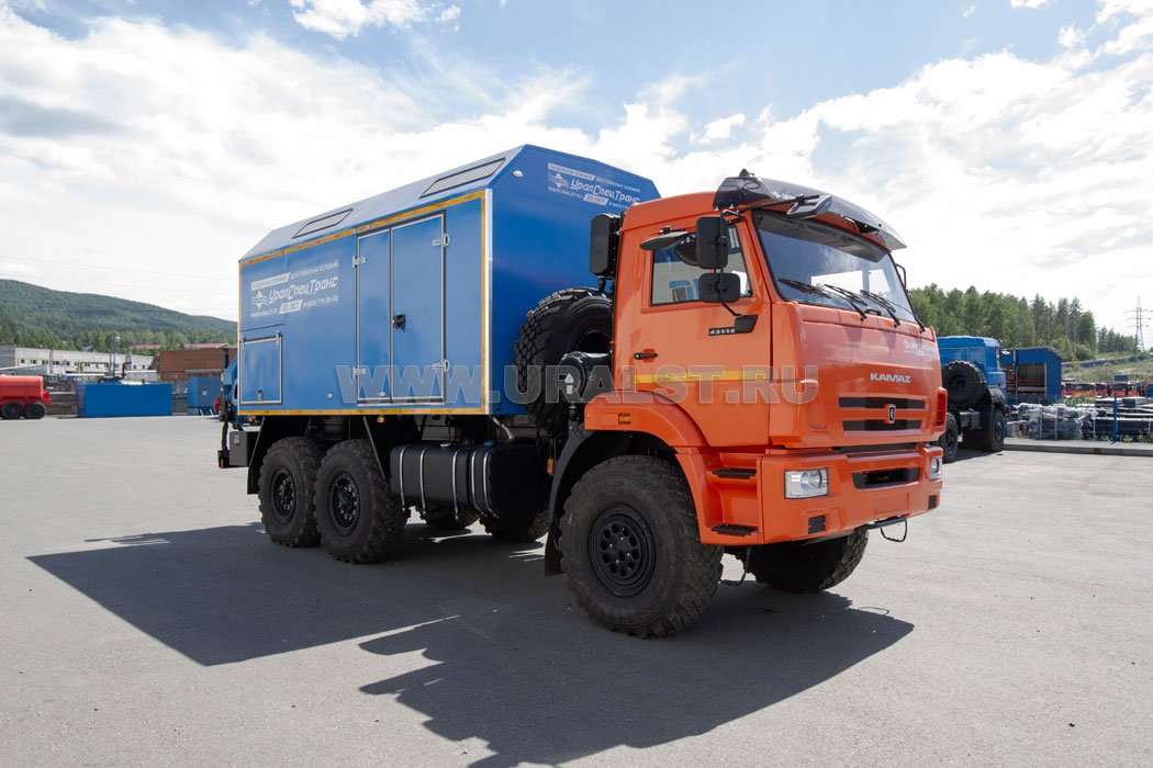 Маслостанция с КМУ ИМ-95 УСТ 54535В Камаз 43118-50