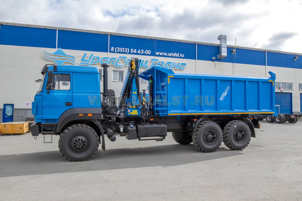Самосвал 10-16 с КМУ ИМ-95 УСТ 5453 Урал 4320-4971-82