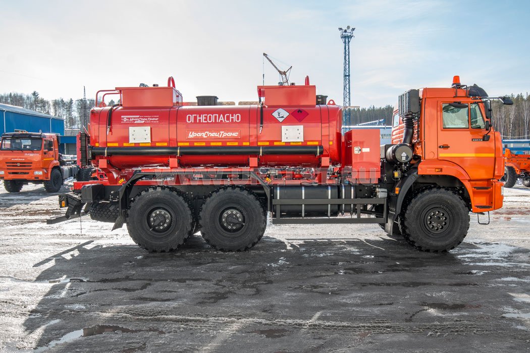 Автотопливозаправщик АТЗ-11-2 УСТ 5453 Камаз 43118-50 два УВТ-25 доработка под ДОПОГ