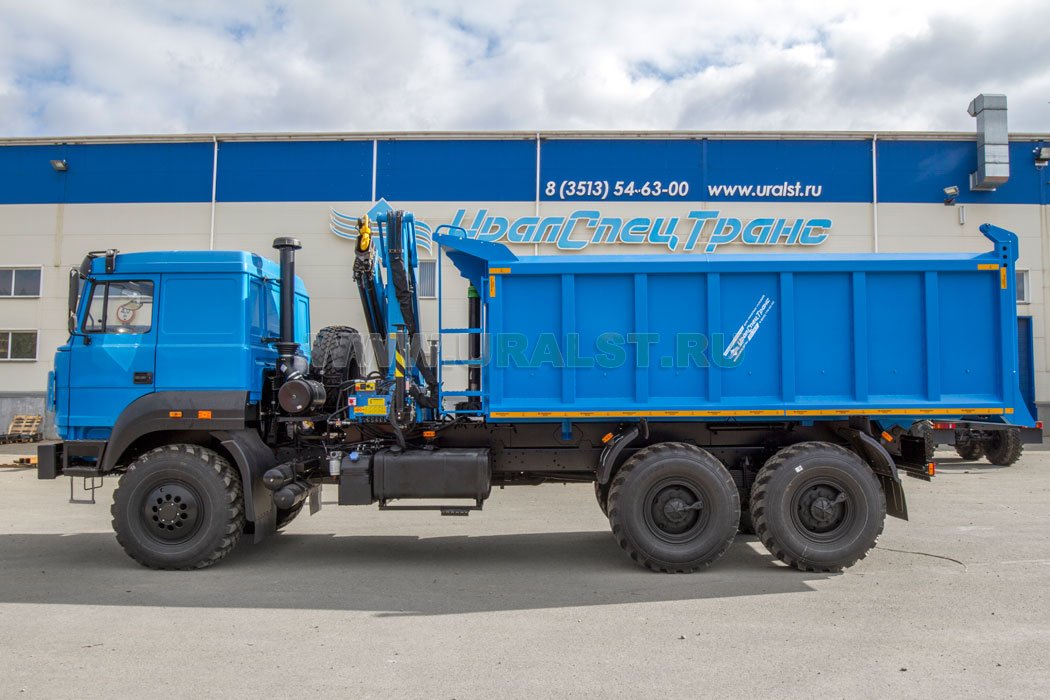 Самосвал 10-16 с КМУ ИМ-95 УСТ 5453 Урал 4320-4971-82