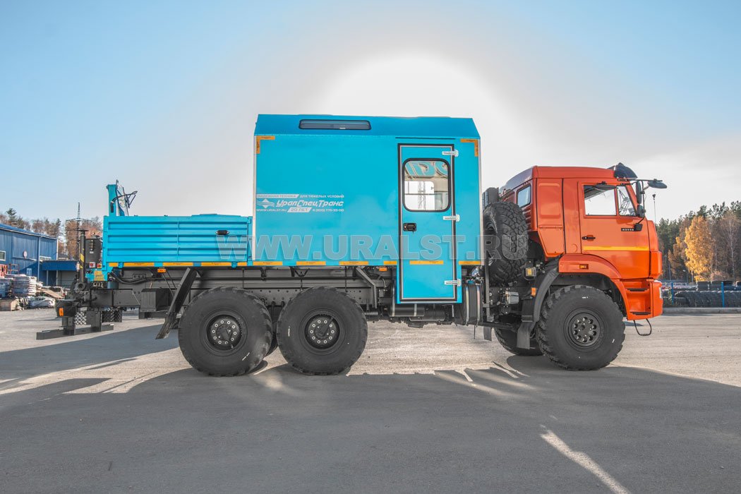 Автофургон АРОК с КМУ ИМ-20 УСТ 5453 Камаз 43118-50 сп.м