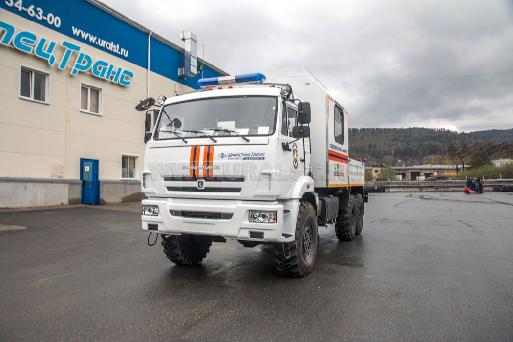 ГПА на шасси Камаз 43118-46 с КМУ ИМ-55