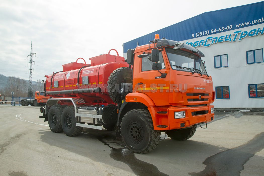 Автотопливозаправщик АТЗ-11-2 УСТ 5453 Камаз 43118-50, задний УВТ