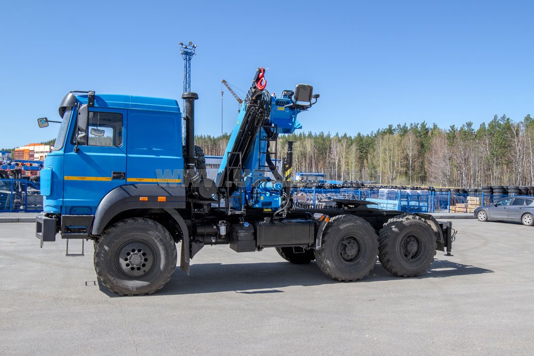 Седельный тягач с КМУ ИМ-180-05 УСТ 545354 Урал 44202-82Е5